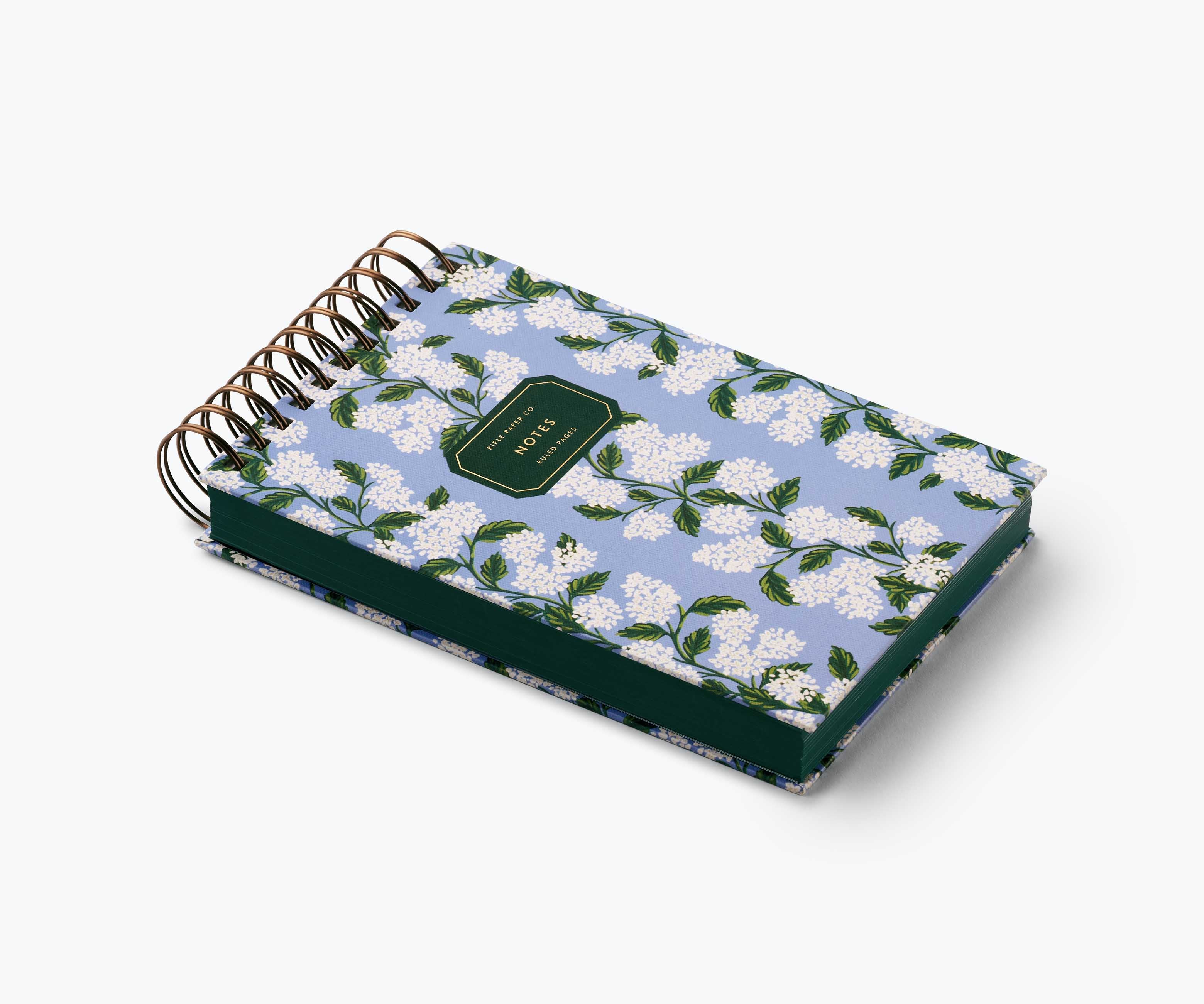 Desktop Spiral Notepad - Hydrangea